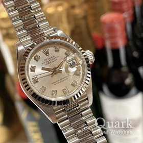 ロレックス デイトジャスト Ref.69179G シルバーダイヤル