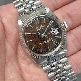 ロレックス デイトジャスト Ref.1601/4 トロピカルミラー 夜光なし