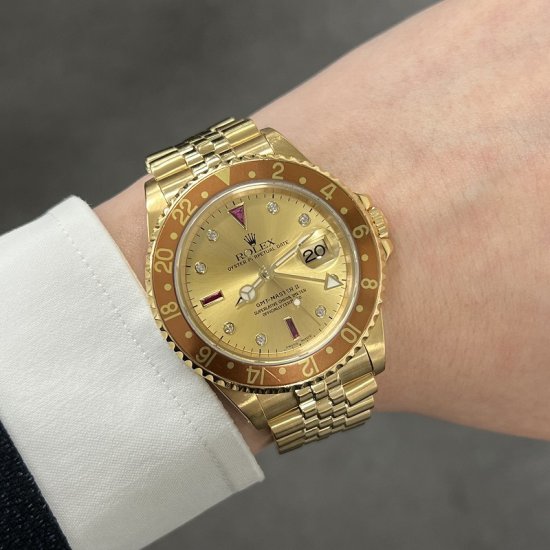 ロレックス GMTマスターII Ref.16718RG